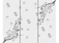 psd素材设计-碎花移门图案psd素