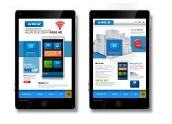 psd素材设计-手机无线网络网页模板