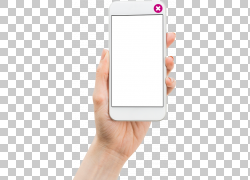 免扣素材免费下载手持白色智能手机