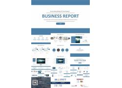 PPT模版下载-简约蓝色英文工作汇报