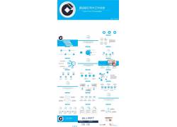 PPT模版下载-简洁蓝色建设银行年中