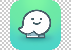 免扣素材免费下载Waze logo 