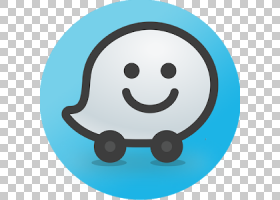 免扣素材免费下载Waze logo 