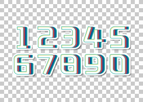 免扣素材免费下载创意数字PNG免抠素