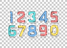 免扣素材免费下载创意数字PNG免抠素