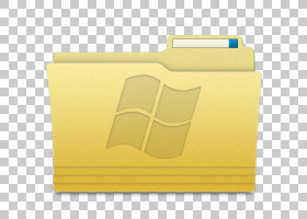 免扣素材免费下载材料矩形黄色,文件夹