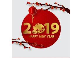 EPS矢量素材下载-2019新年矢量装饰