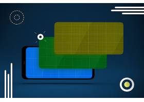 样机PSD下载-智能手机与屏幕界面外