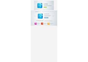 psd素材设计-时尚简洁现代网页模板