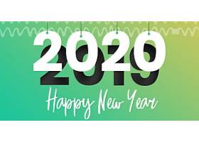 psd素材设计-2020新年社交媒体