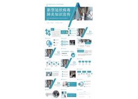 PPT模版下载-新型冠状病毒知识宣传