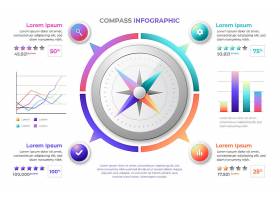 EPS矢量素材下载-梯度罗盘信息图_10