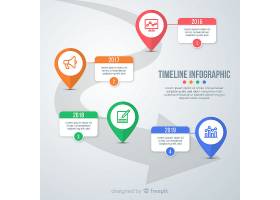 EPS矢量素材下载-时间线专业信息图_5