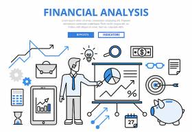 EPS矢量素材下载-财务分析商业报告财务
