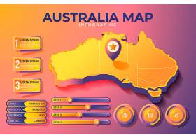 EPS矢量素材下载-等轴测澳大利亚地图信