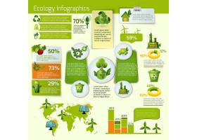 EPS矢量素材下载-绿色生态信息图_38