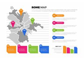 EPS矢量素材下载-罗马地图信息图表_1
