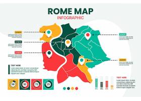 EPS矢量素材下载-罗马地图信息图表_1