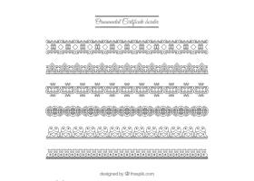 EPS矢量素材下载-装饰性证书边框_25