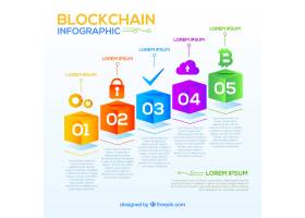 EPS矢量素材下载-区块链infogra