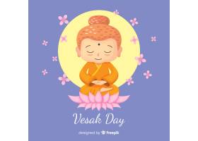 EPS矢量素材下载-Vesak Day