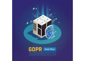 EPS矢量素材下载-隐私数据保护gdpr