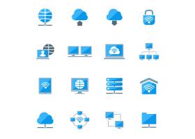 EPS矢量素材下载-网络图标集